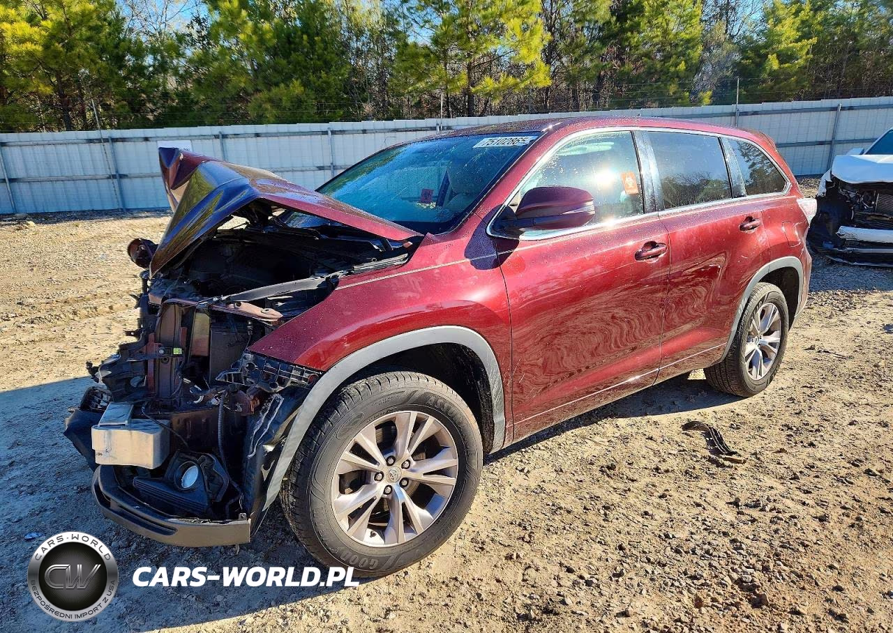 2014 Toyota Highlander Le – zdjęcie 1 z 13