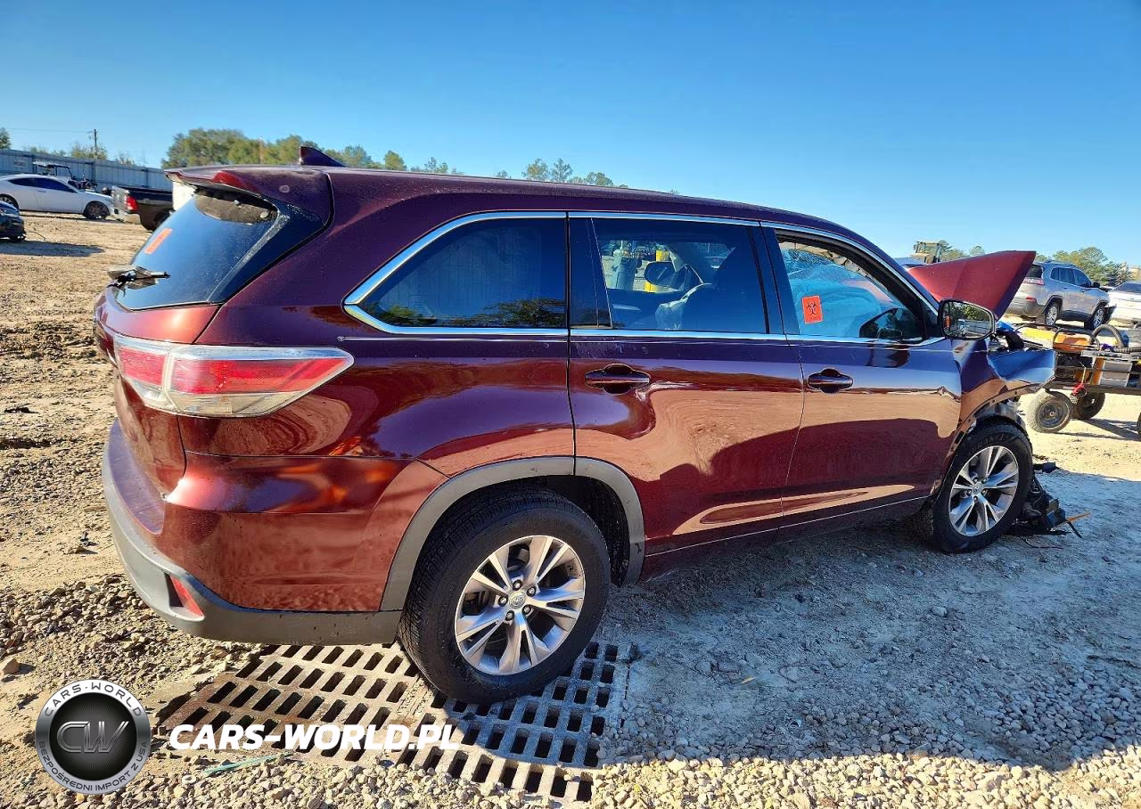 2014 Toyota Highlander Le VIN:5TDZKRFH6ES007381 - 3