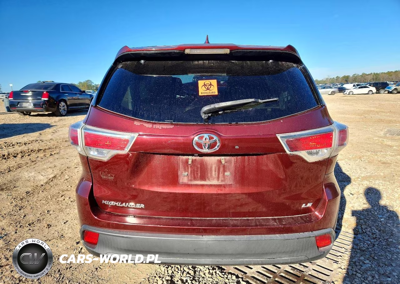 2014 Toyota Highlander Le VIN:5TDZKRFH6ES007381 - 6