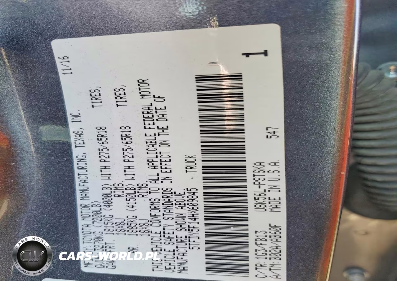 2017 Toyota Tundra Crewmax Sr5 VIN:5TFDY5F14HX609845 - 12