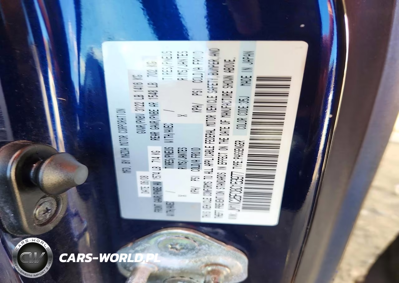 2008 Mazda Mx-5 Miata VIN:JM1NC26F080153977 - 12