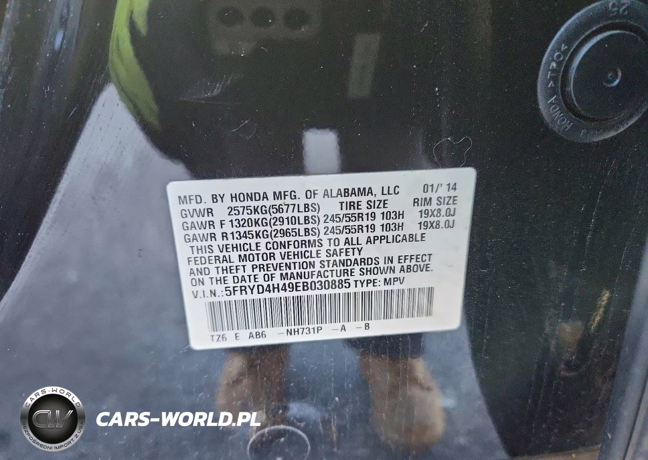 2014 Acura Mdx Technology VIN:5FRYD4H49EB030885 - 13