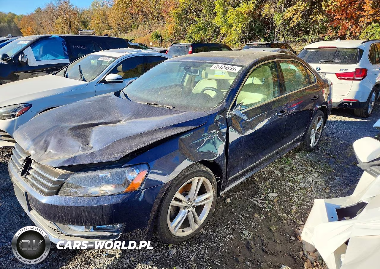 2015 Volkswagen Passat Se VIN:1VWBT7A32FC016822 - 1