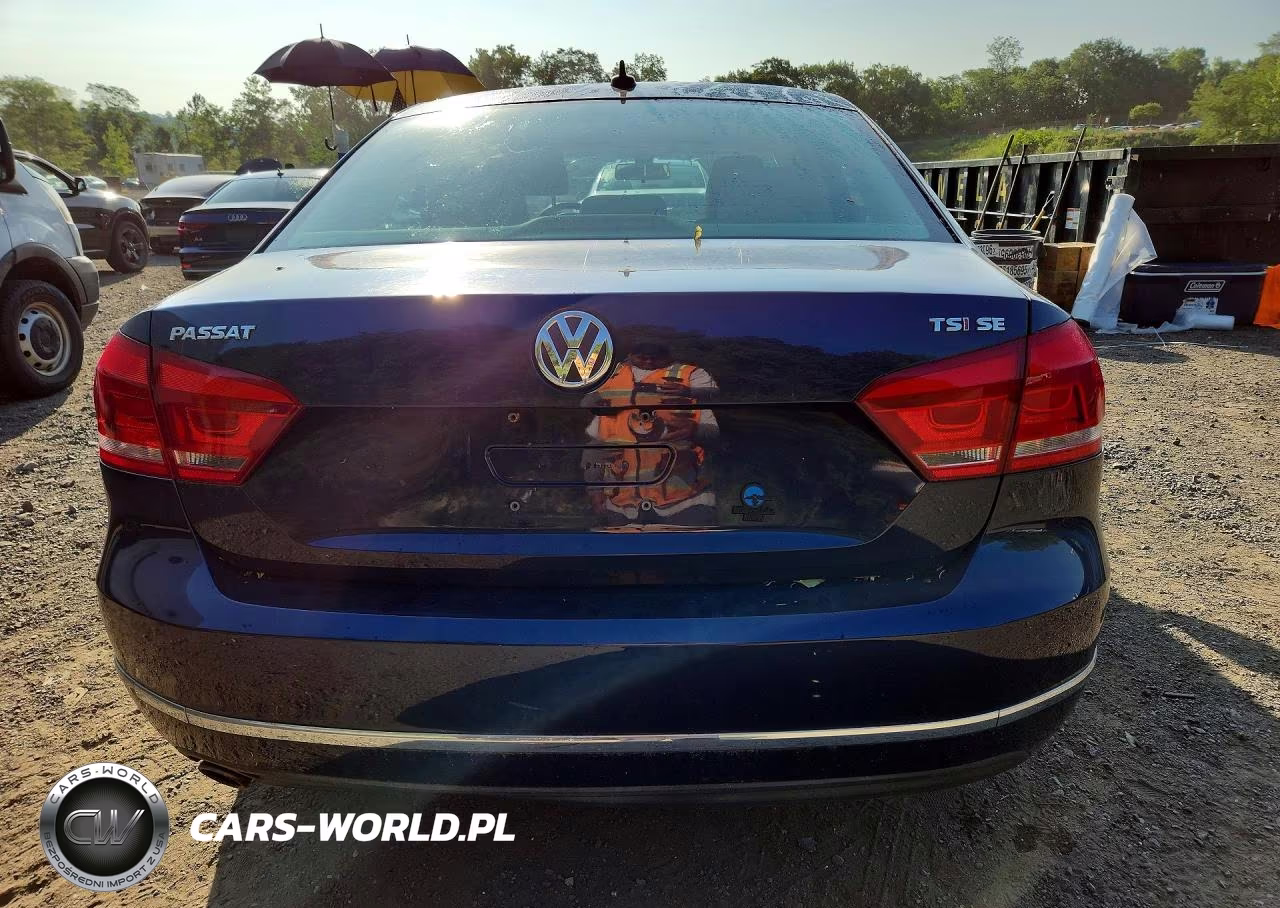 2015 Volkswagen Passat Se VIN:1VWBT7A32FC016822 - 6