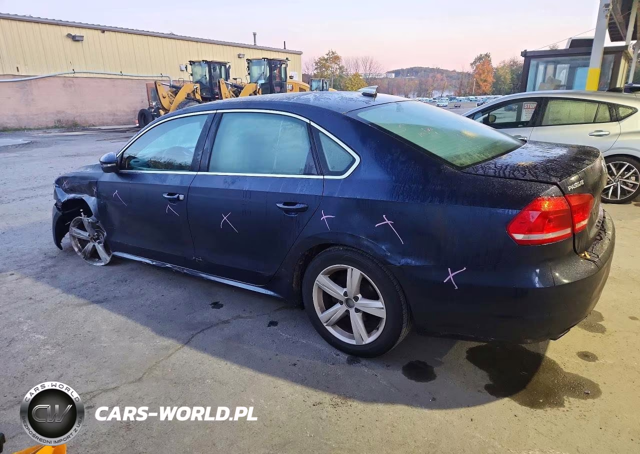 2012 Volkswagen Passat Se VIN:1VWBP7A33CC029837 - 2