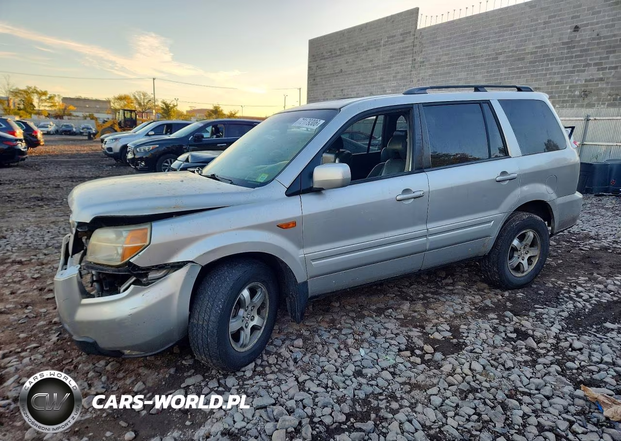 2006 Honda Pilot Ex VIN:2HKYF18606H556742 - 1