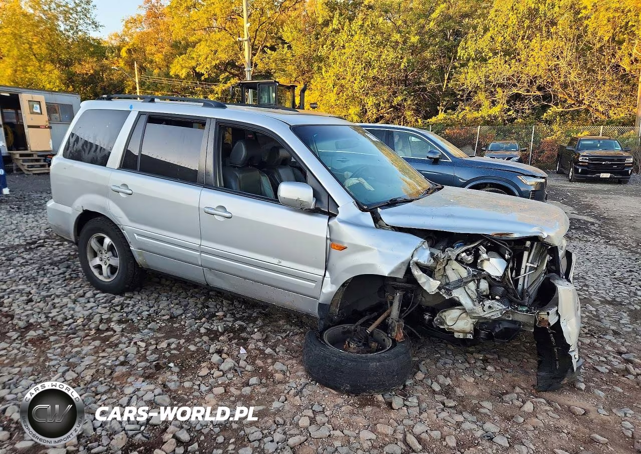 2006 Honda Pilot Ex VIN:2HKYF18606H556742 - 4