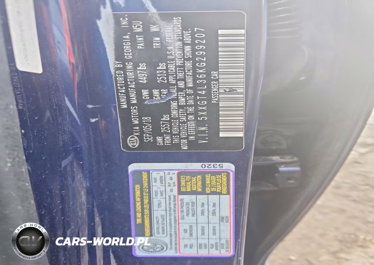 2019 Kia Optima S VIN:5XXGT4L36KG299207 - 12
