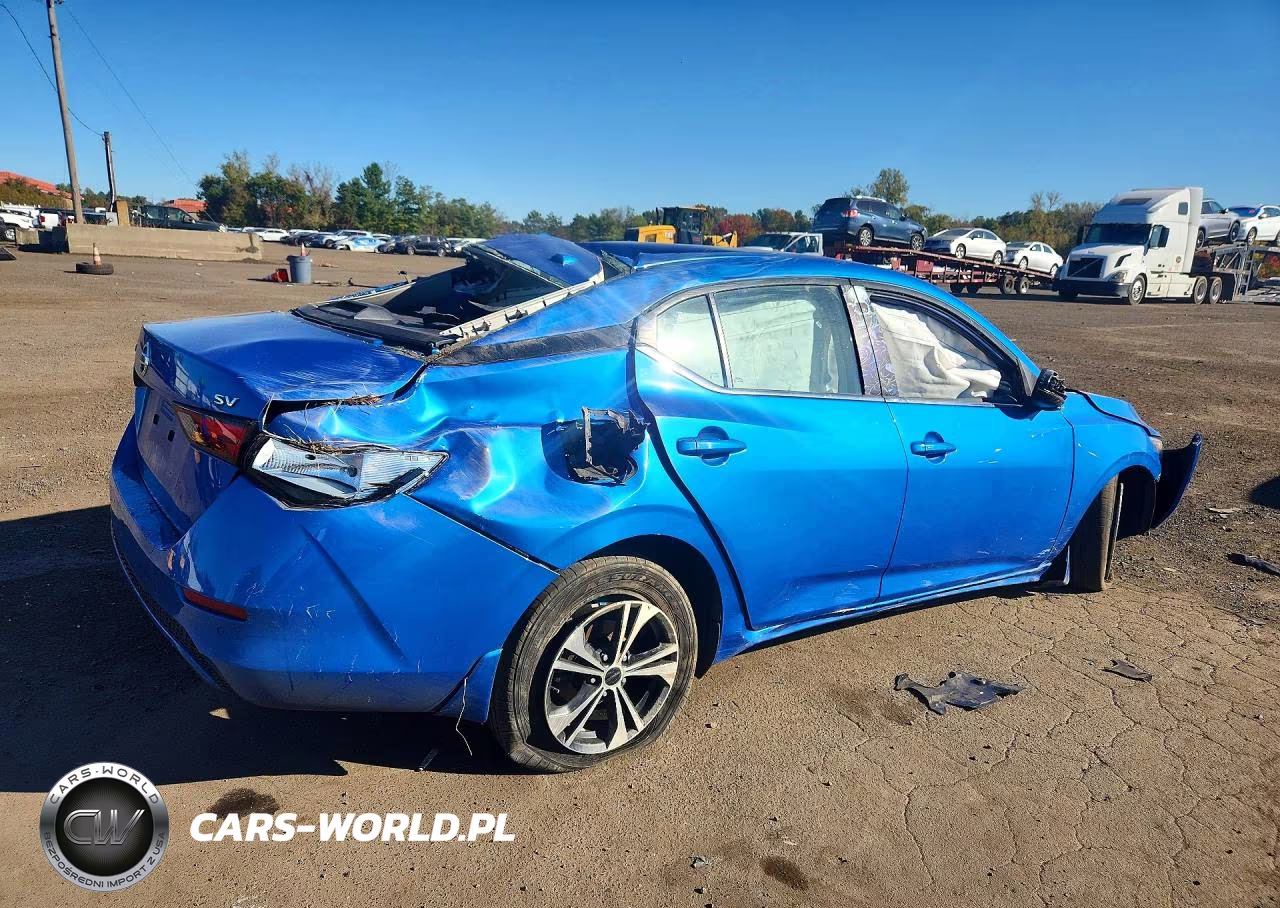 2022 Nissan Sentra Sv VIN:3N1AB8CV7NY224595 - 3
