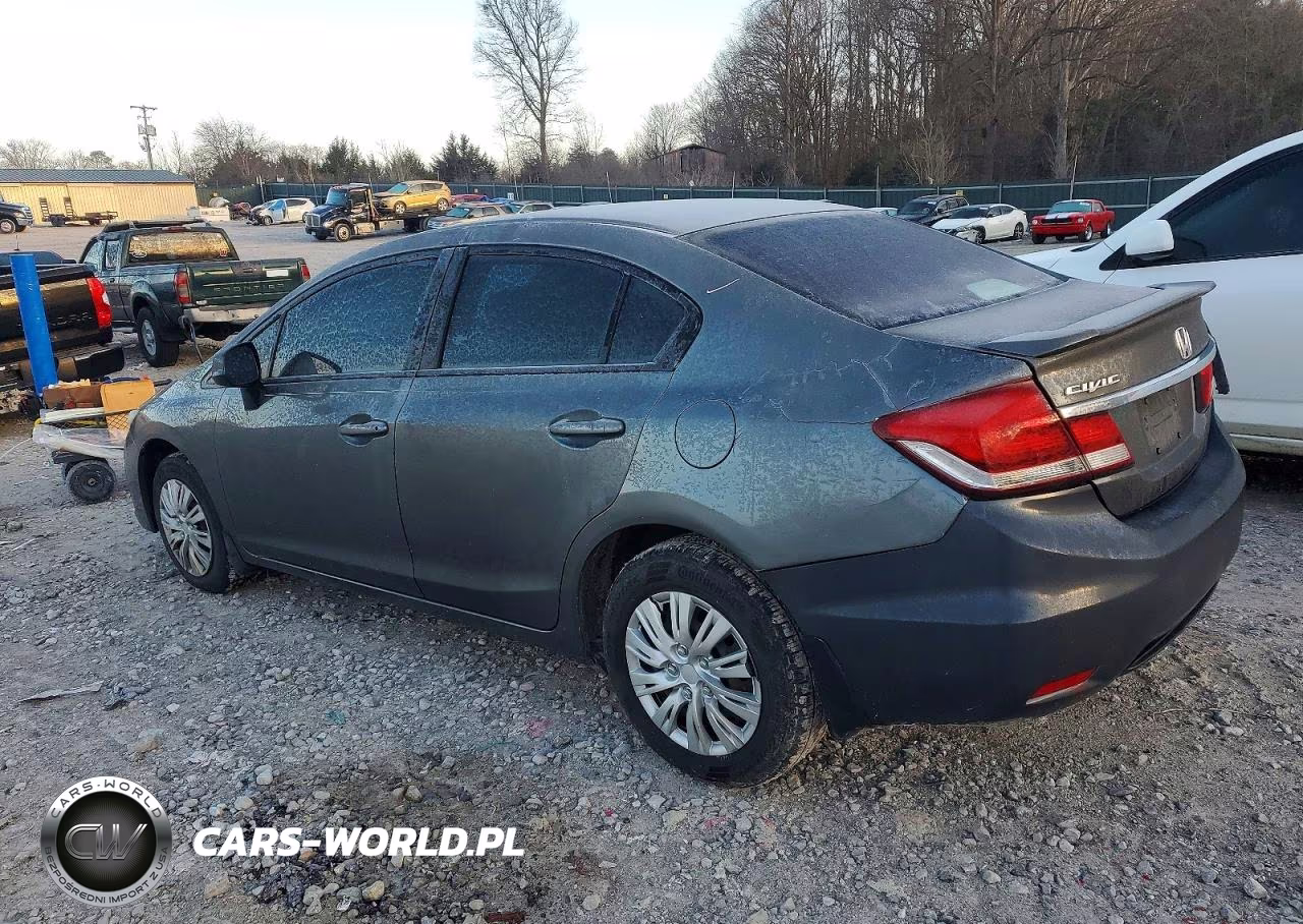 2013 Honda Civic Lx VIN:2HGFB2F50DH580226 - 2