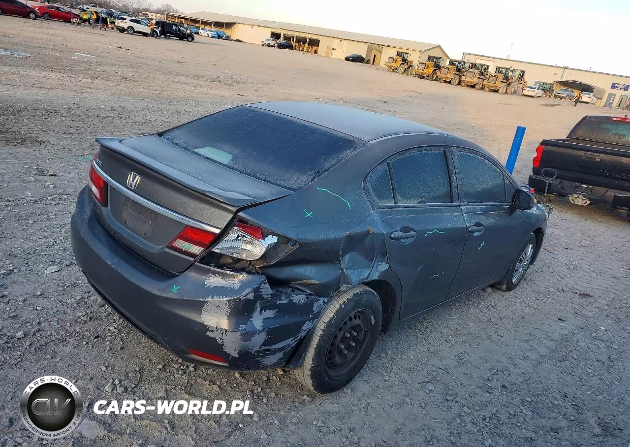 2013 Honda Civic Lx VIN:2HGFB2F50DH580226 - 3