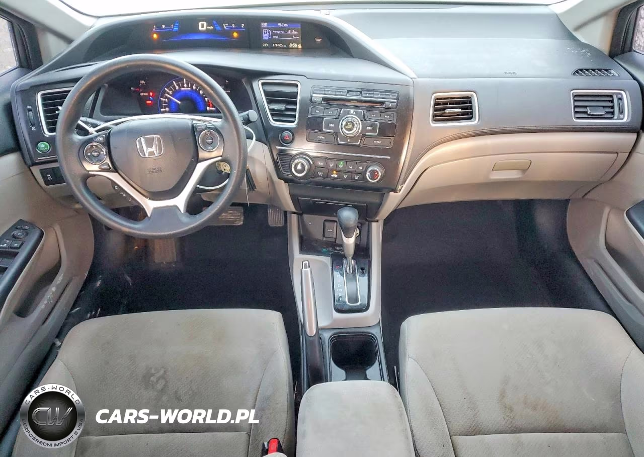 2013 Honda Civic Lx VIN:2HGFB2F50DH580226 - 8