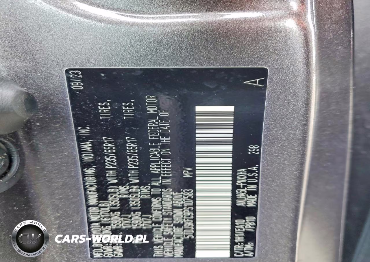2023 Toyota Sienna Xle 7-Passenger VIN:5TDJSKFC9PS107583 - 13