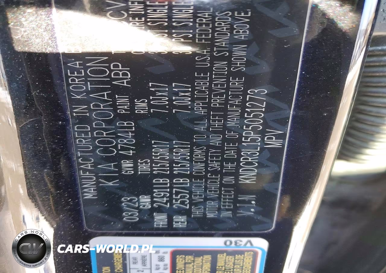 2023 Kia Niro Ev Wind VIN:KNDCR3L15P5051273 - 14