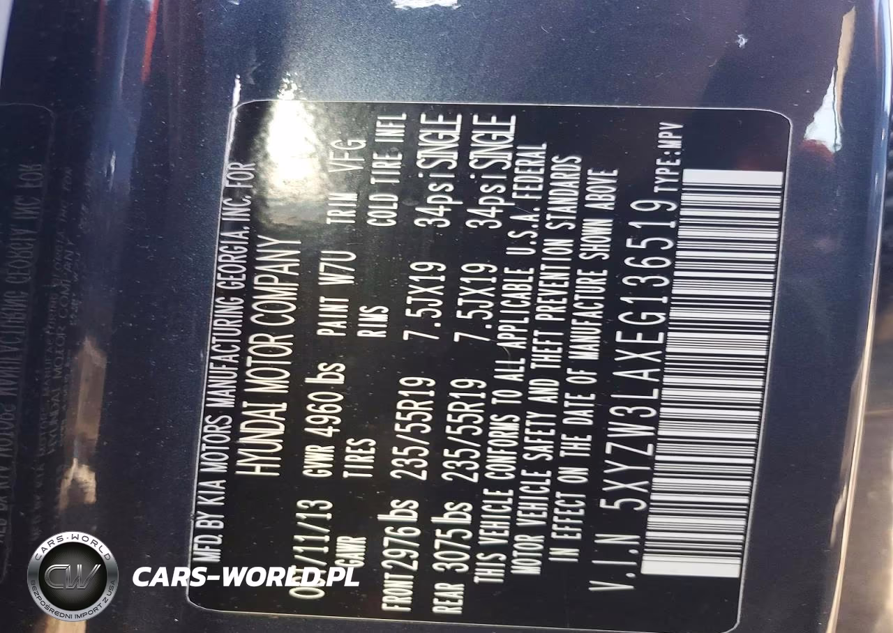 2014 Hyundai Santa Fe Sport VIN:5XYZW3LAXEG136519 - 12