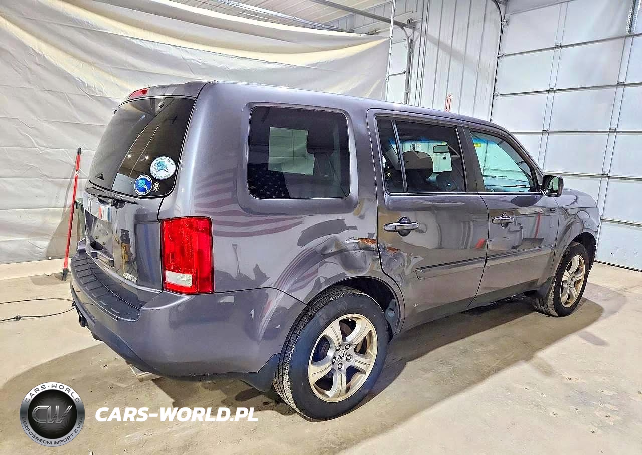 2015 Honda Pilot Exln VIN:5FNYF4H75FB059842 - 3