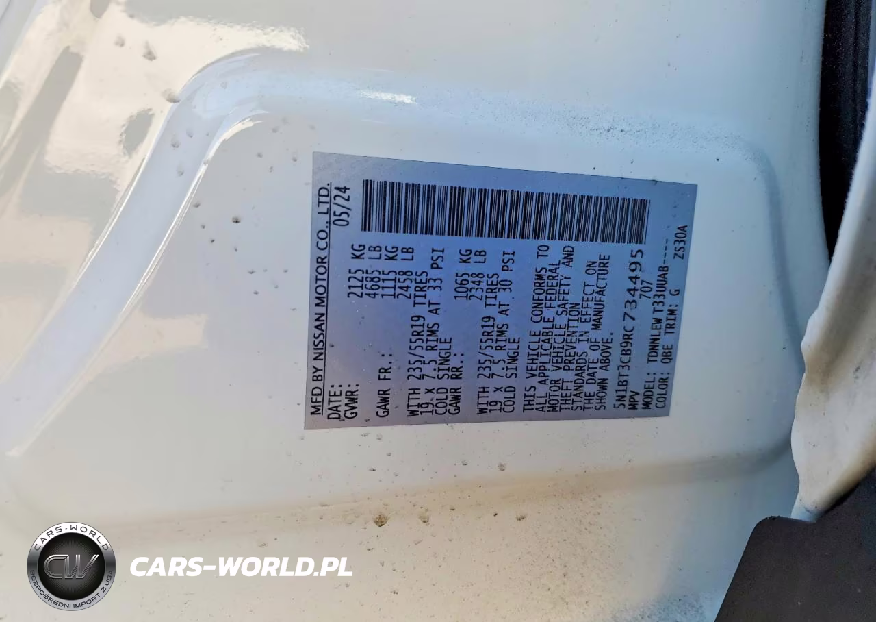 2024 Nissan Rogue Sl VIN:5N1BT3CB9RC734495 - 12