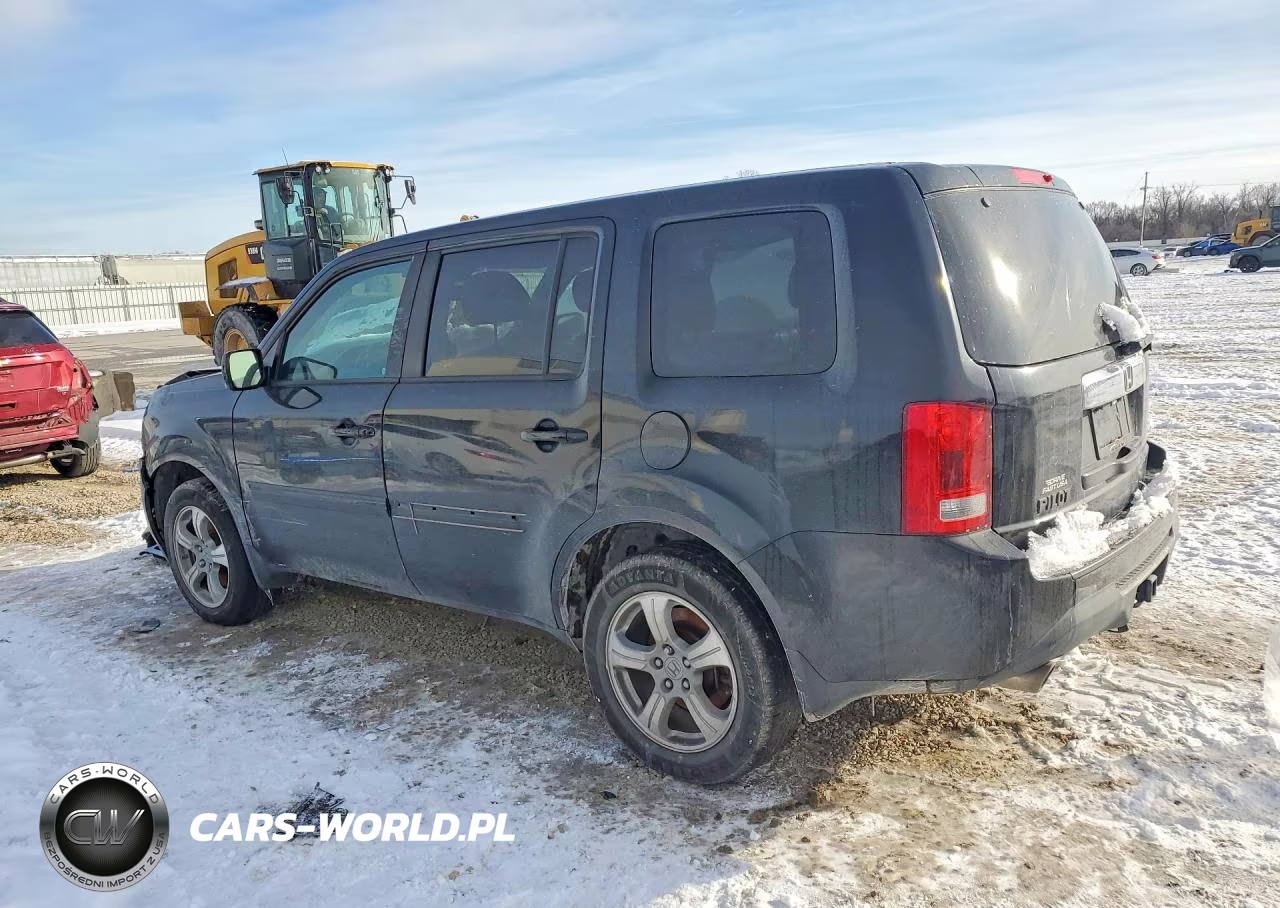 2013 Honda Pilot Exl VIN:5FNYF3H59DB028406 - 2