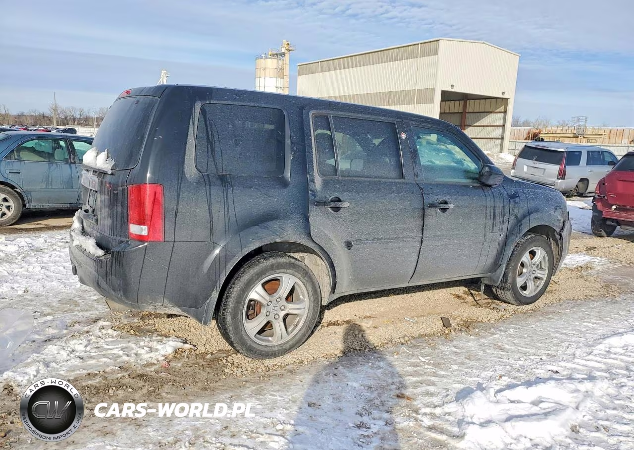 2013 Honda Pilot Exl VIN:5FNYF3H59DB028406 - 3