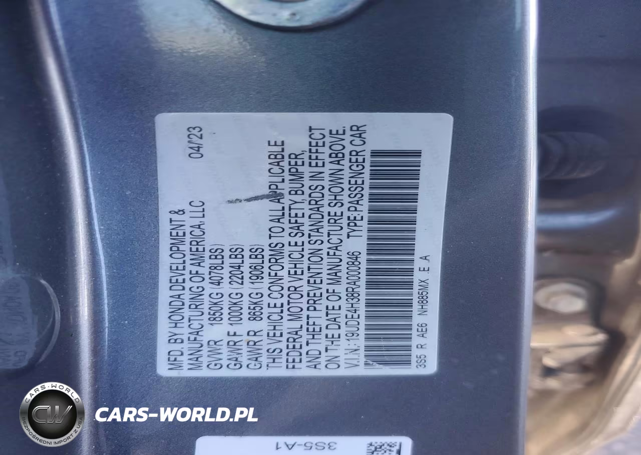 2024 Acura Integra A-Spec VIN:19UDE4H38RA000846 - 12