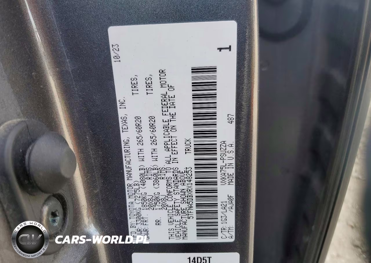2024 Toyota Tundra Crewmax Platinum VIN:5TFNA5DBXRX148253 - 13