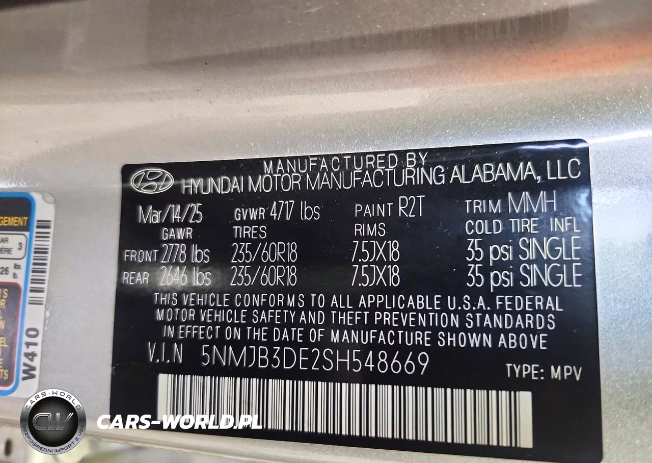 2025 Hyundai Tucson Sel VIN:5NMJB3DE2SH548669 - 13