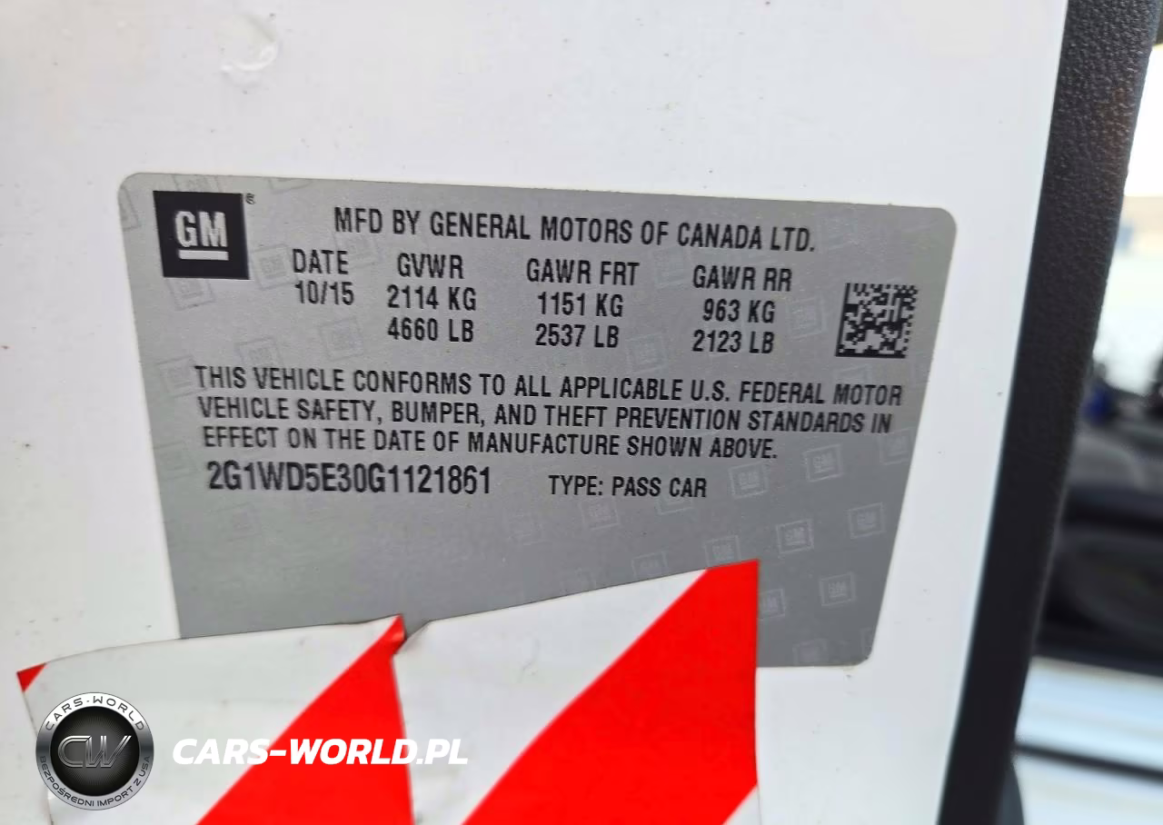 2016 Chevrolet Impala Limited Police VIN:2G1WD5E30G1121861 - 12