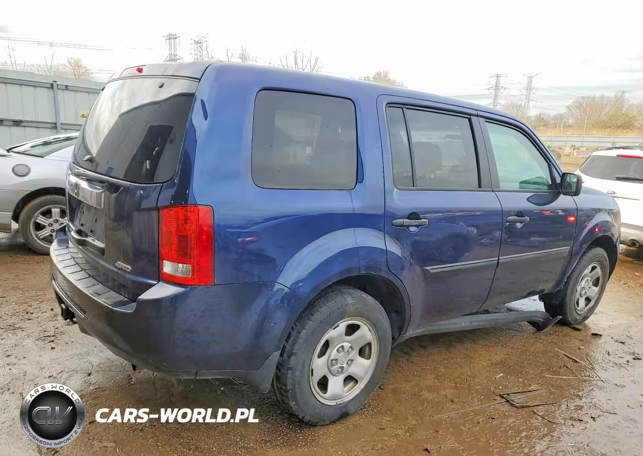2015 Honda Pilot Lx VIN:5FNYF4H2XFB078391 - 3