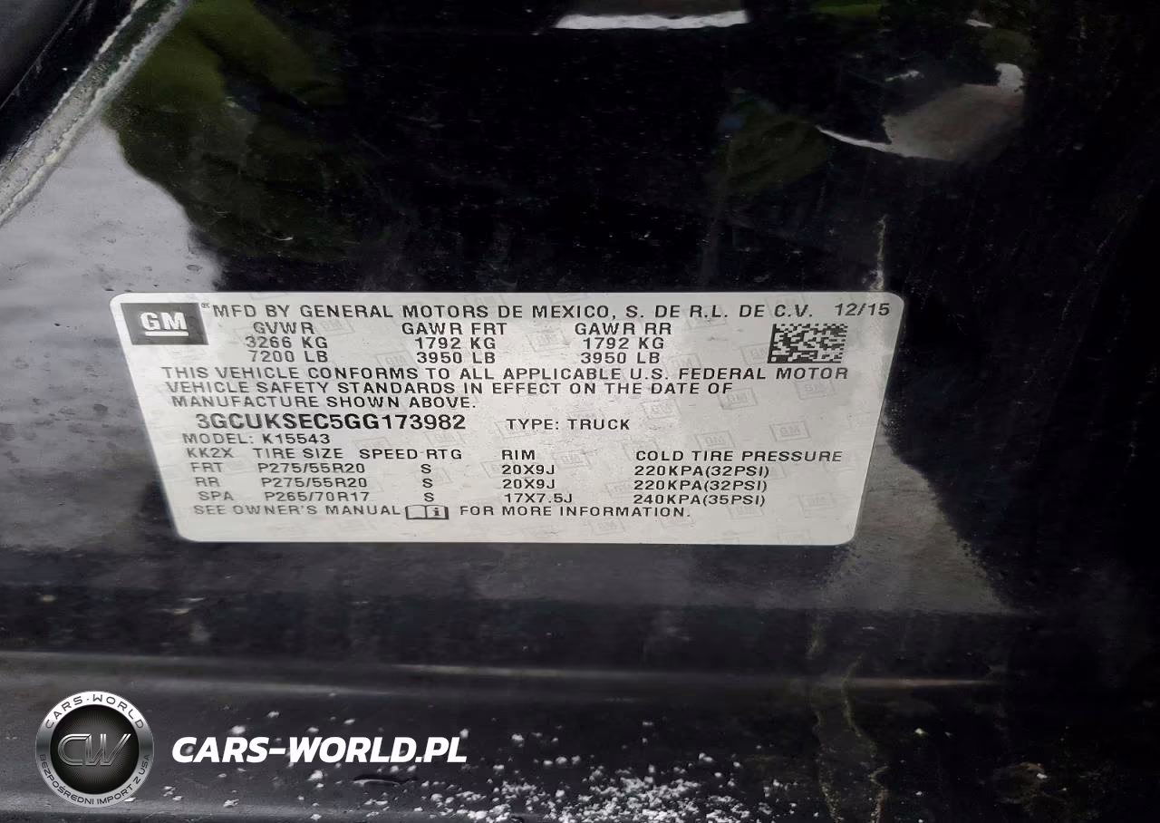 2016 Chevrolet Silverado K1500 Ltz VIN:3GCUKSEC5GG173982 - 12
