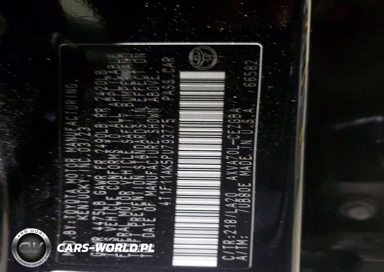 2023 Toyota Camry Xle VIN:4T1F11AK5PU793775 - 13