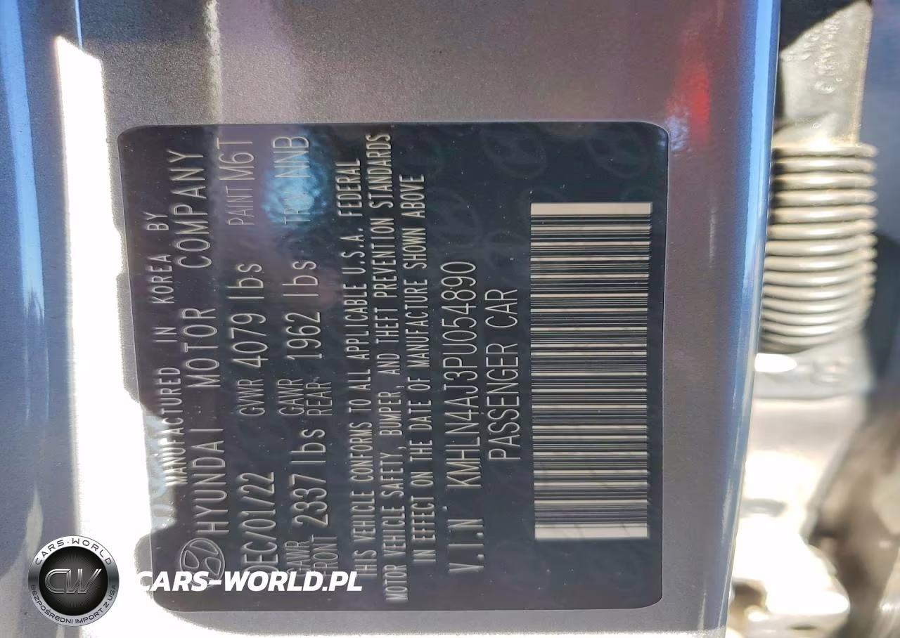 2023 Hyundai Elantra Limited VIN:KMHLN4AJ3PU054890 - 12