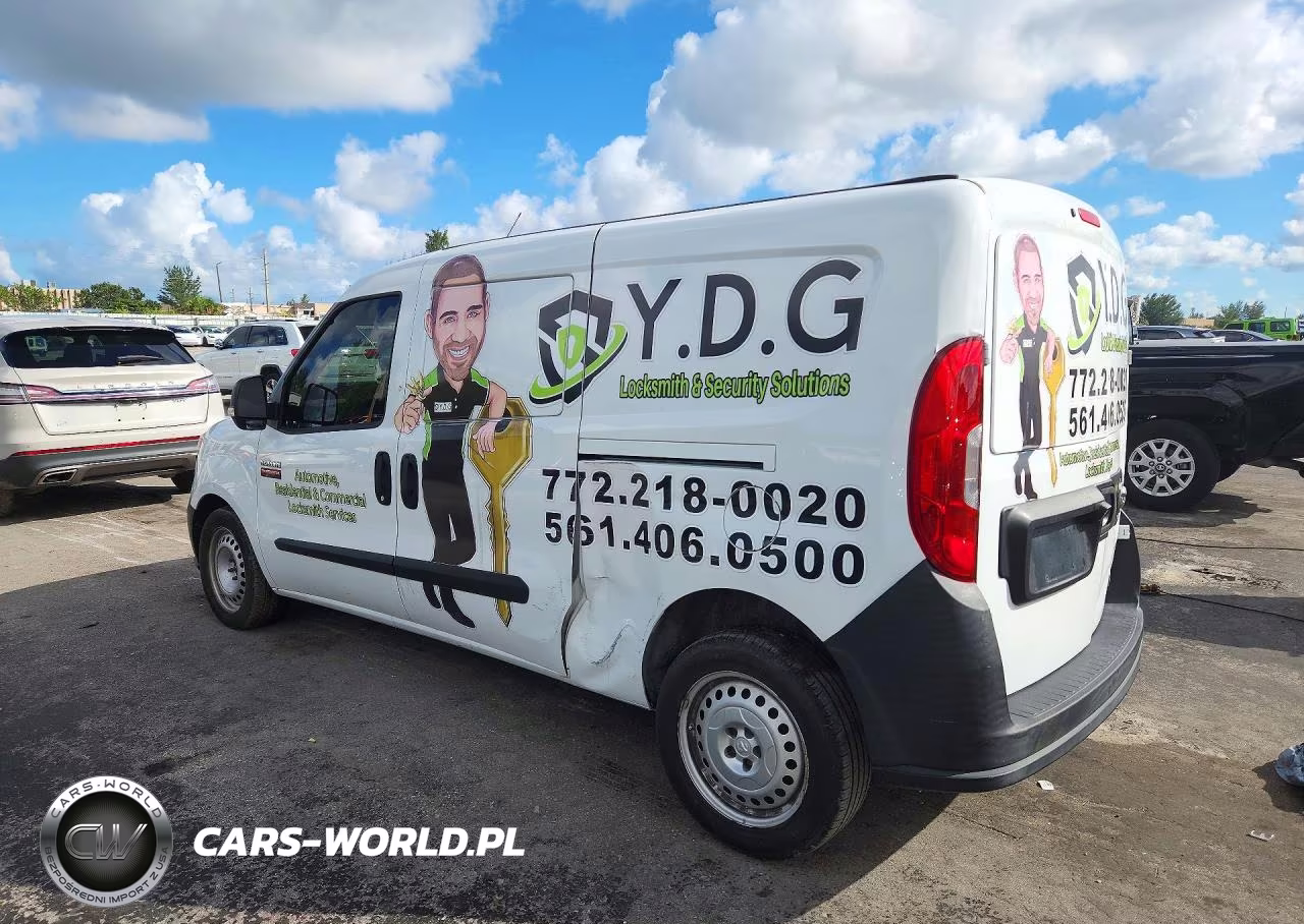 2019 Ram Promaster City St Service Van VIN:ZFBHRFAB1K6M88809 - 2