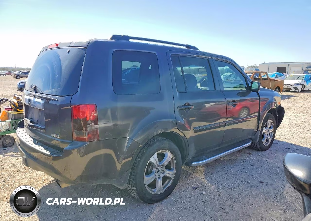 2012 Honda Pilot Exln VIN:5FNYF4H79CB005682 - 3