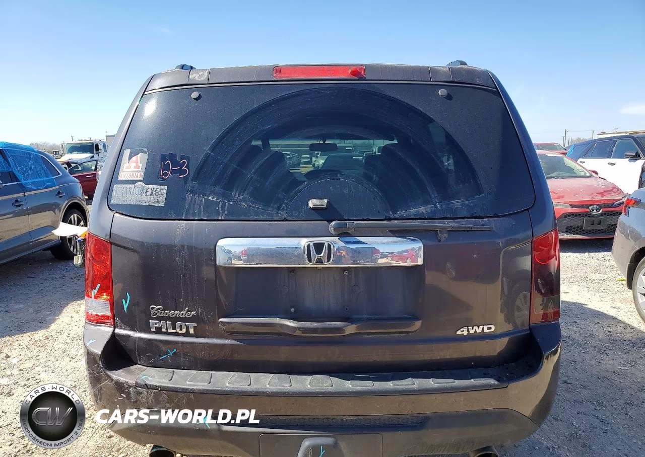 2012 Honda Pilot Exln VIN:5FNYF4H79CB005682 - 6