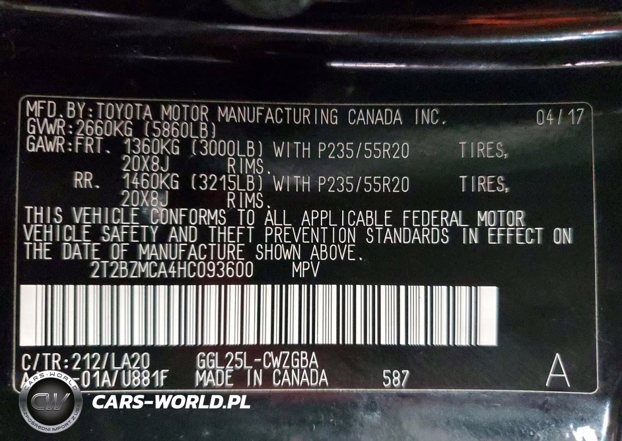2017 Lexus Rx 350 Base VIN:2T2BZMCA4HC093600 - 13