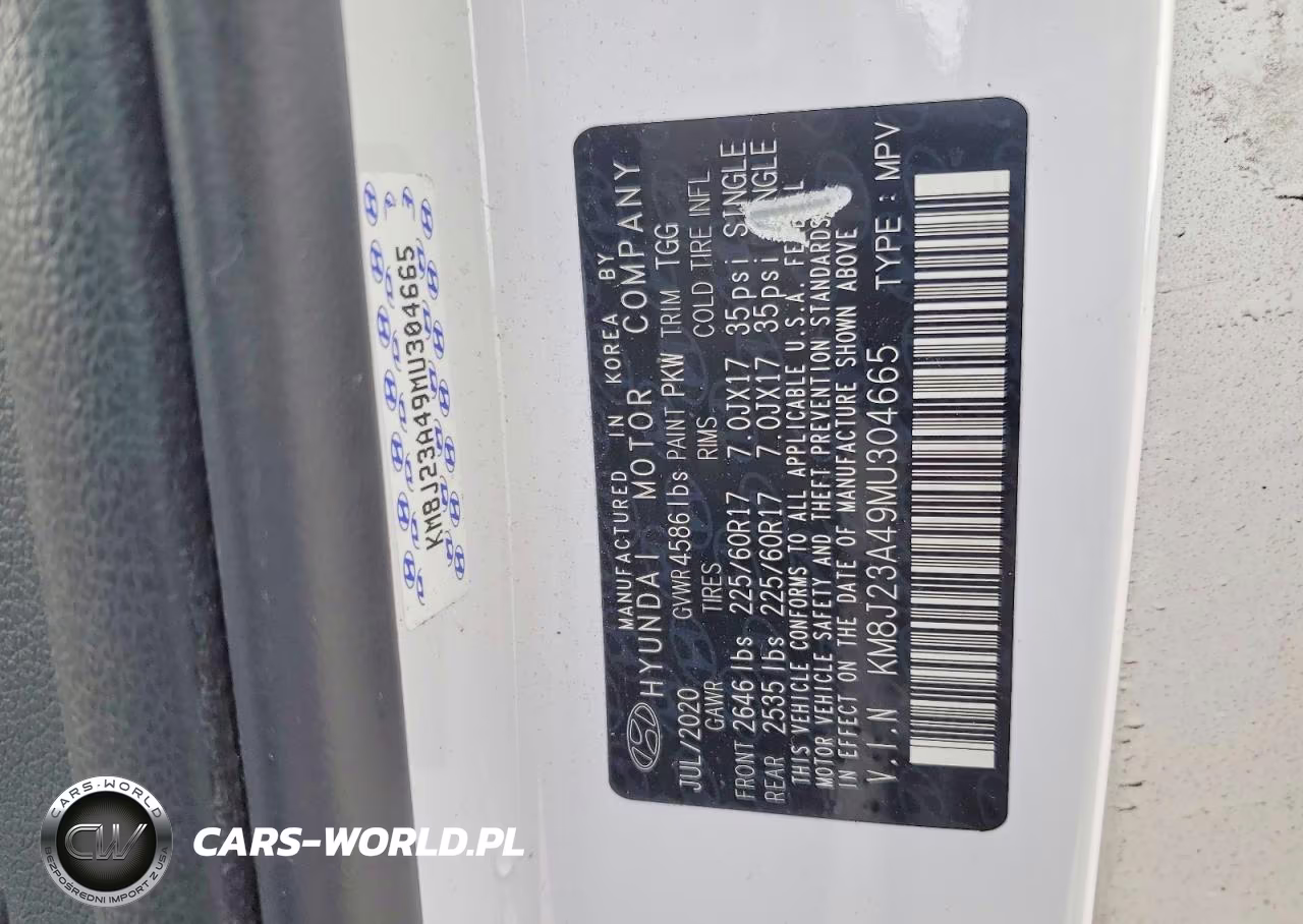 2021 Hyundai Tucson Se VIN:KM8J23A49MU304665 - 13