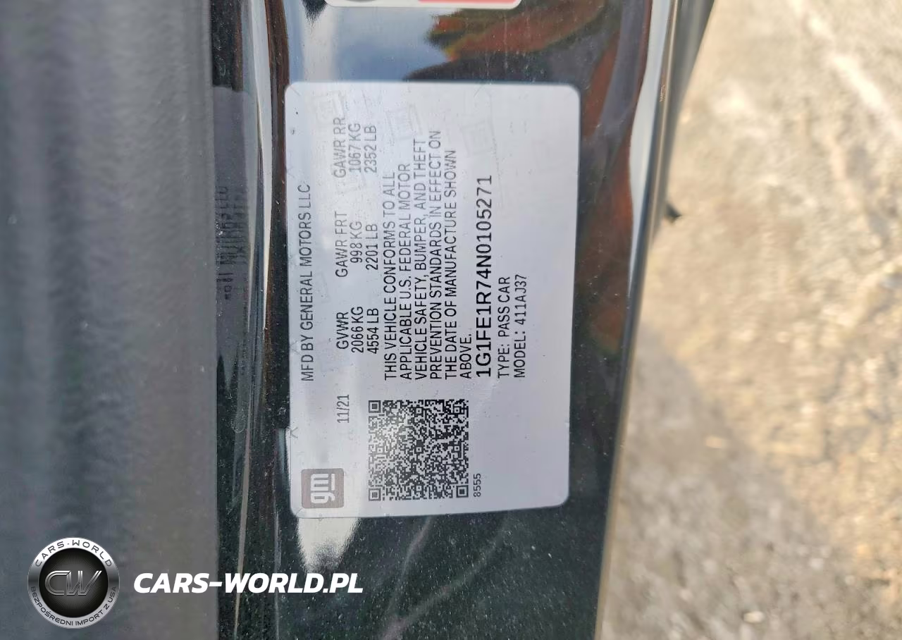 2022 Chevrolet Camaro Lt1 VIN:1G1FE1R74N0105271 - 13