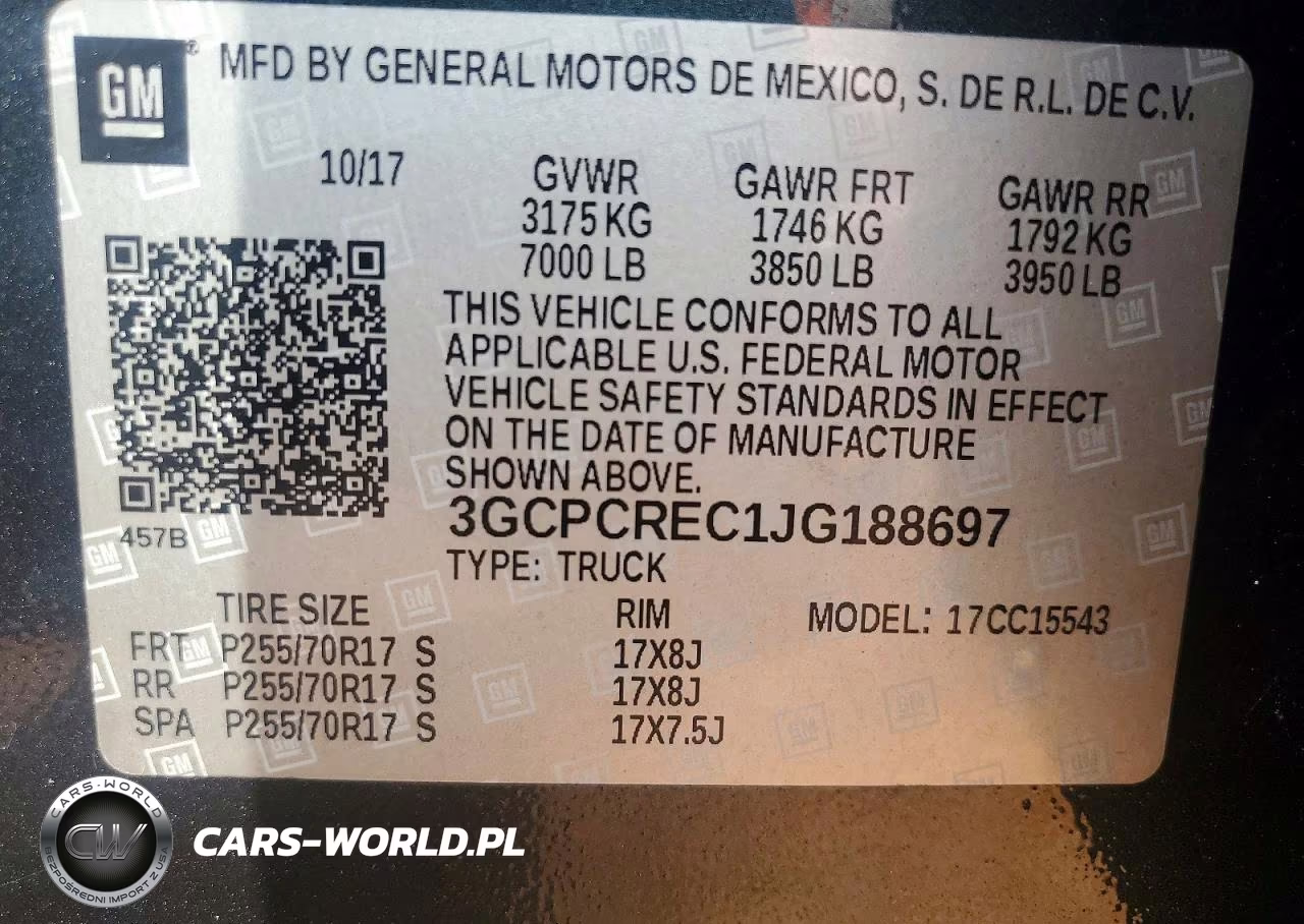 2018 Chevrolet Silverado C1500 Lt VIN:3GCPCREC1JG188697 - 12
