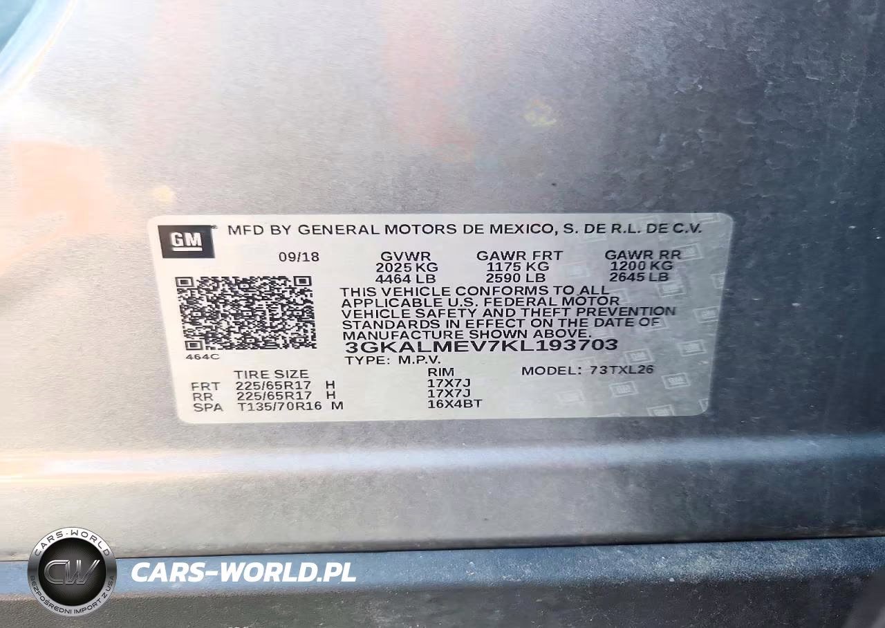 2019 GMC Terrain Sle VIN:3GKALMEV7KL193703 - 14