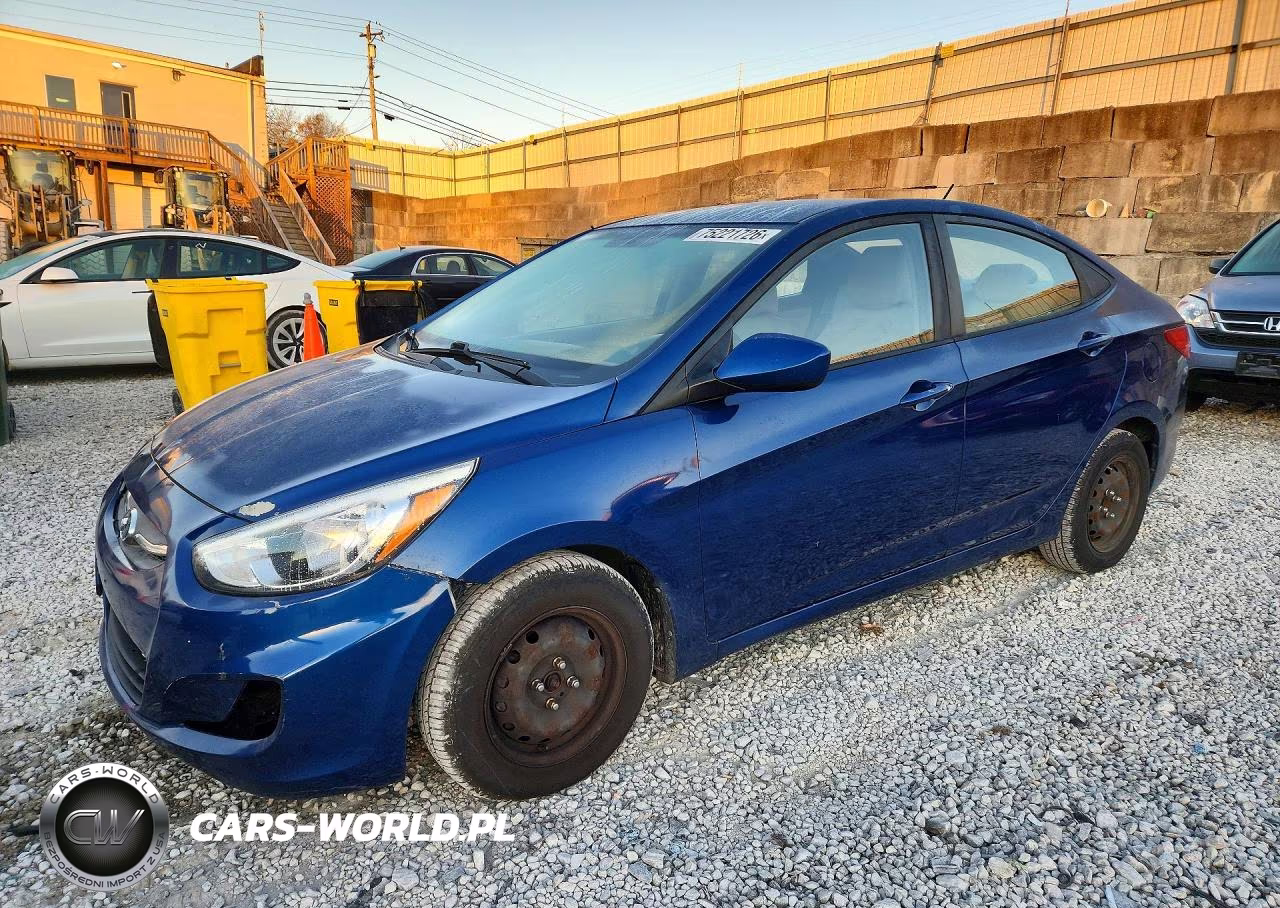 2017 Hyundai Accent Se VIN:KMHCT4AE2HU188347 - 1