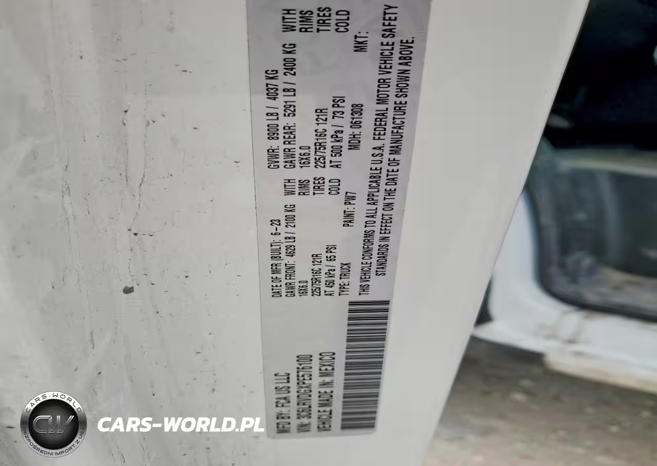 2023 Ram Promaster 2500 Delivery Van VIN:3C6LRVDGXPE576100 - 13
