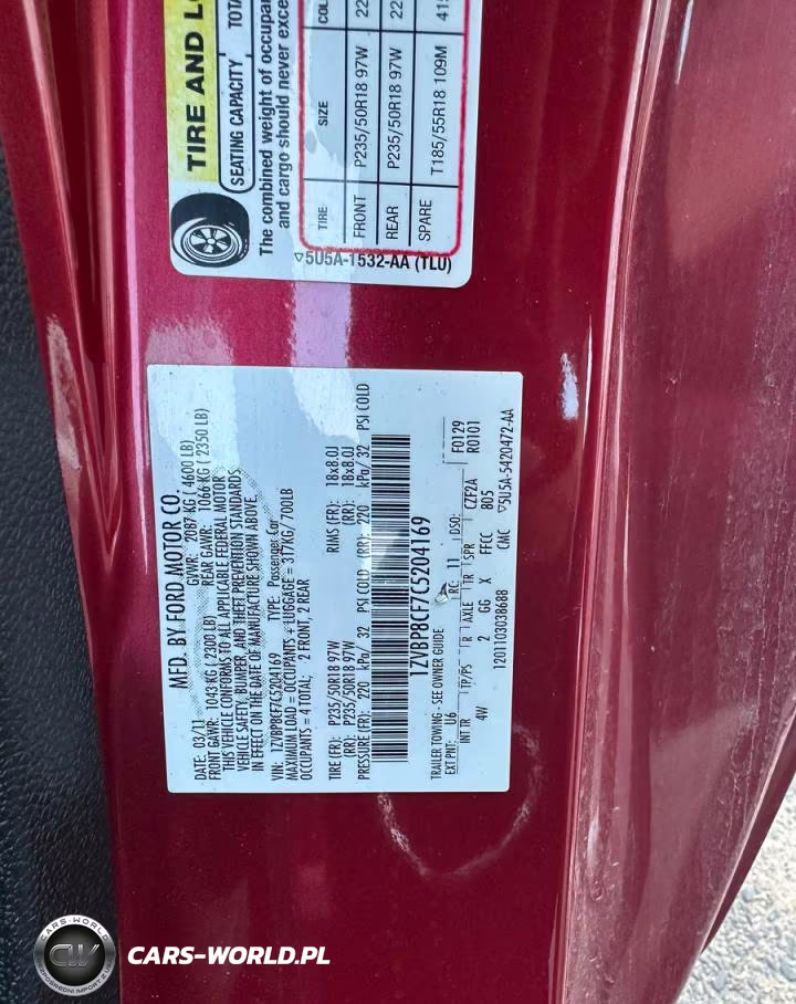 2012 Ford Mustang Gt Premium VIN:1ZVBP8CF7C5204169 - 10
