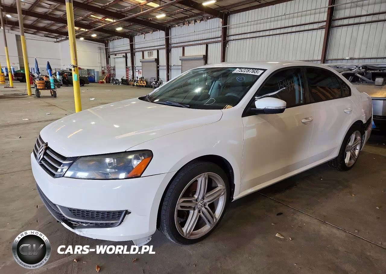 2014 Volkswagen Passat S VIN:1VWAS7A39EC084385 - 1