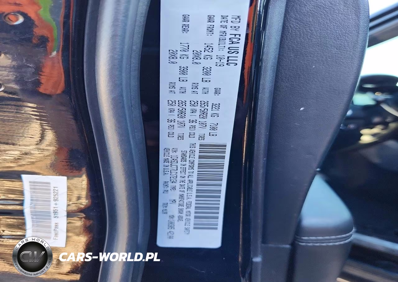 2020 Dodge Durango R-T VIN:1C4SDJCT7LC172134 - 14