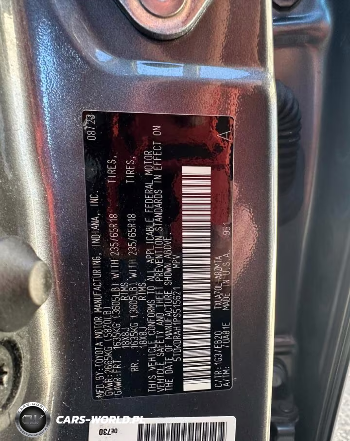 2023 Toyota Highlander Xle VIN:5TDKDRAH1PS515621 - 10