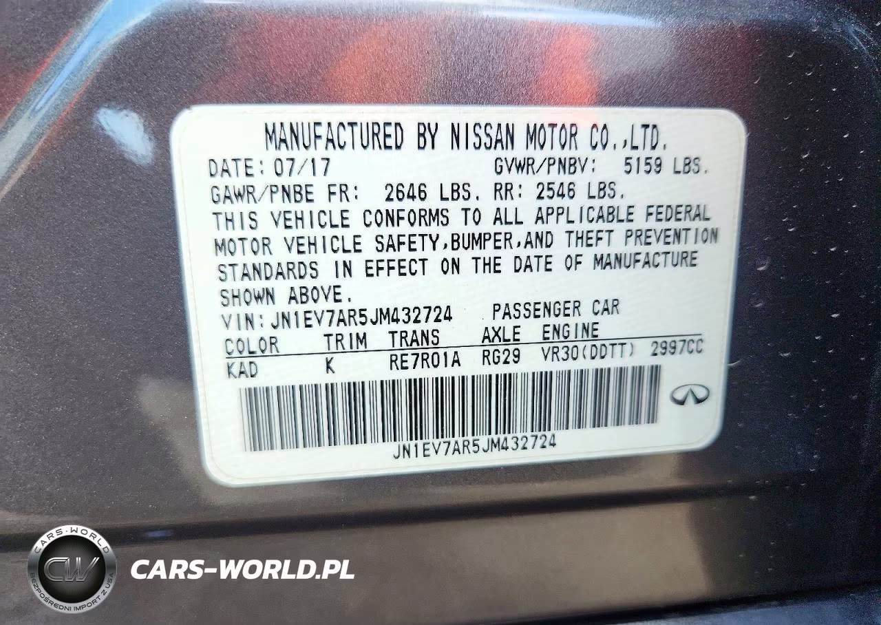 2018 Infiniti Q50 3.0T Luxe VIN:JN1EV7AR5JM432724 - 12