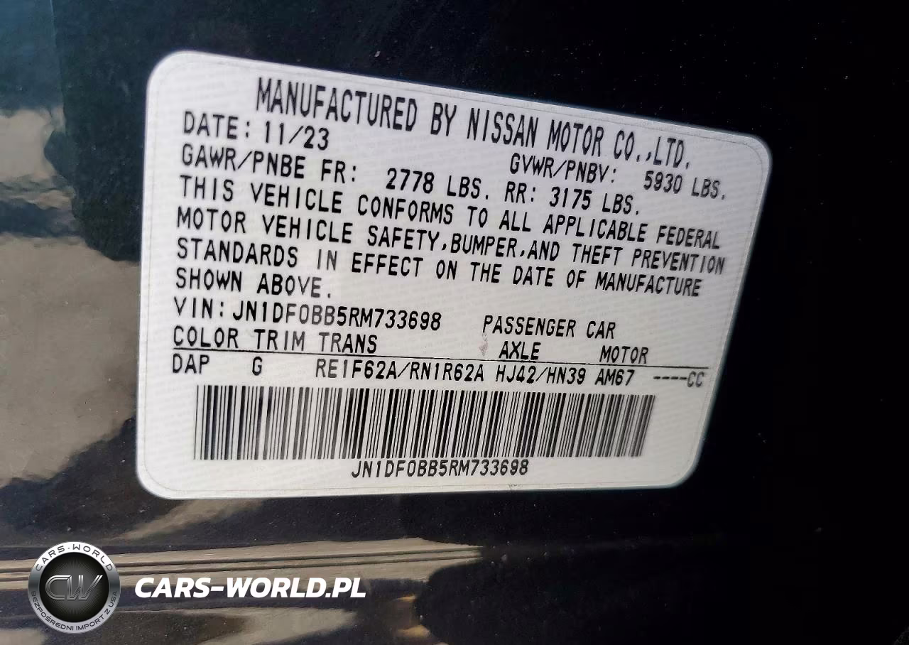 2024 Nissan Ariya Evolve+ VIN:JN1DF0BB5RM733698 - 12