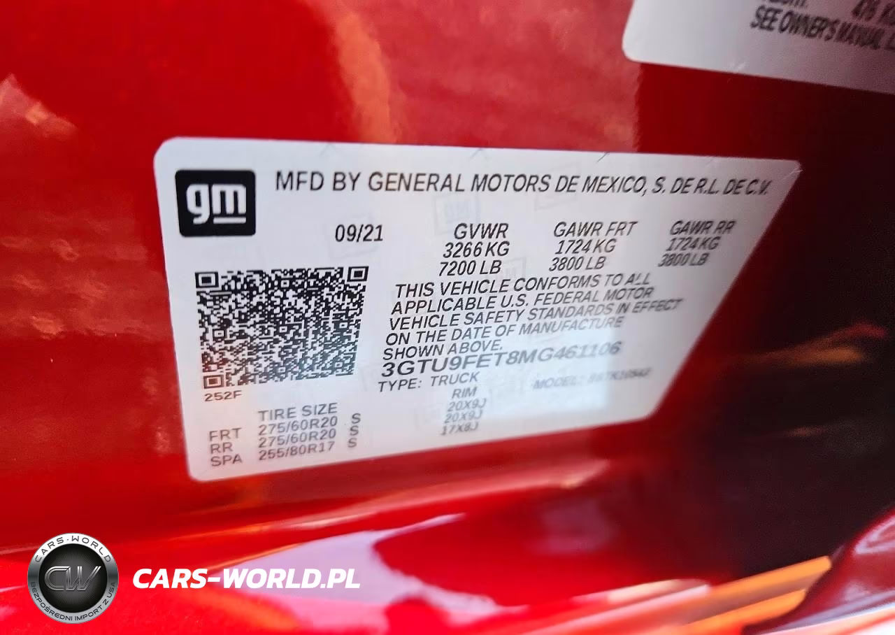 2021 GMC Sierra K1500 Denali VIN:3GTU9FET8MG461106 - 12