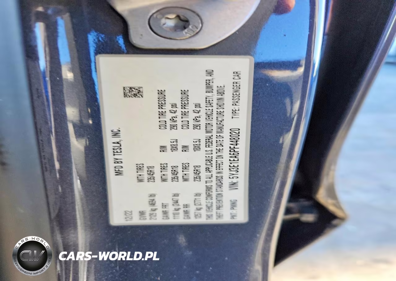 2023 Tesla Model 3 VIN:5YJ3E1EA6PF448020 - 13