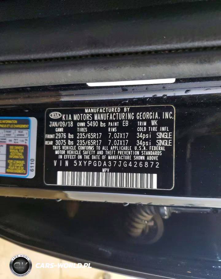 2018 Kia Sorento Lx VIN:5XYPGDA37JG426872 - 13